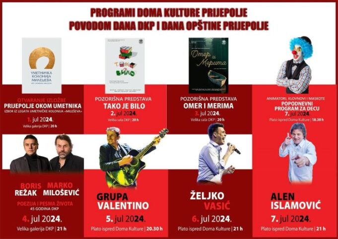 Dom kulture: “PRIJEPOLJE OKOM UMETNIKA” I “BOGATSTVO RAZLIČITOSTI”