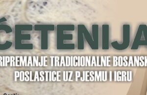 SUTRA U DOMU KULTURE:ĆETENIJA UZ PESMU I IGRU